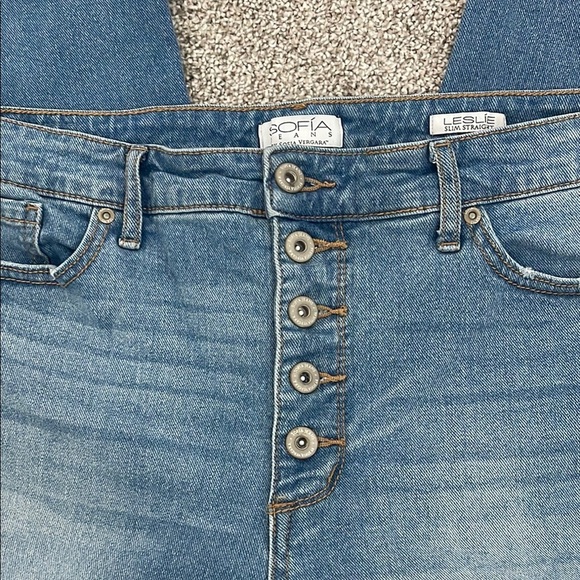 Sophia jeans, Leslie Slim straight Blue Jeans - Picture 5 of 7